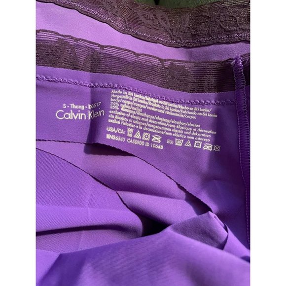 Calvin Klein Set of 2 Thongs & 1 Hipster SMALL (15-EX) - Picture 2 of 7